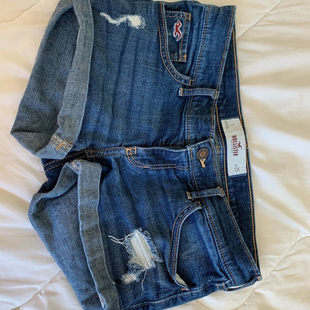 hollister jean shorts